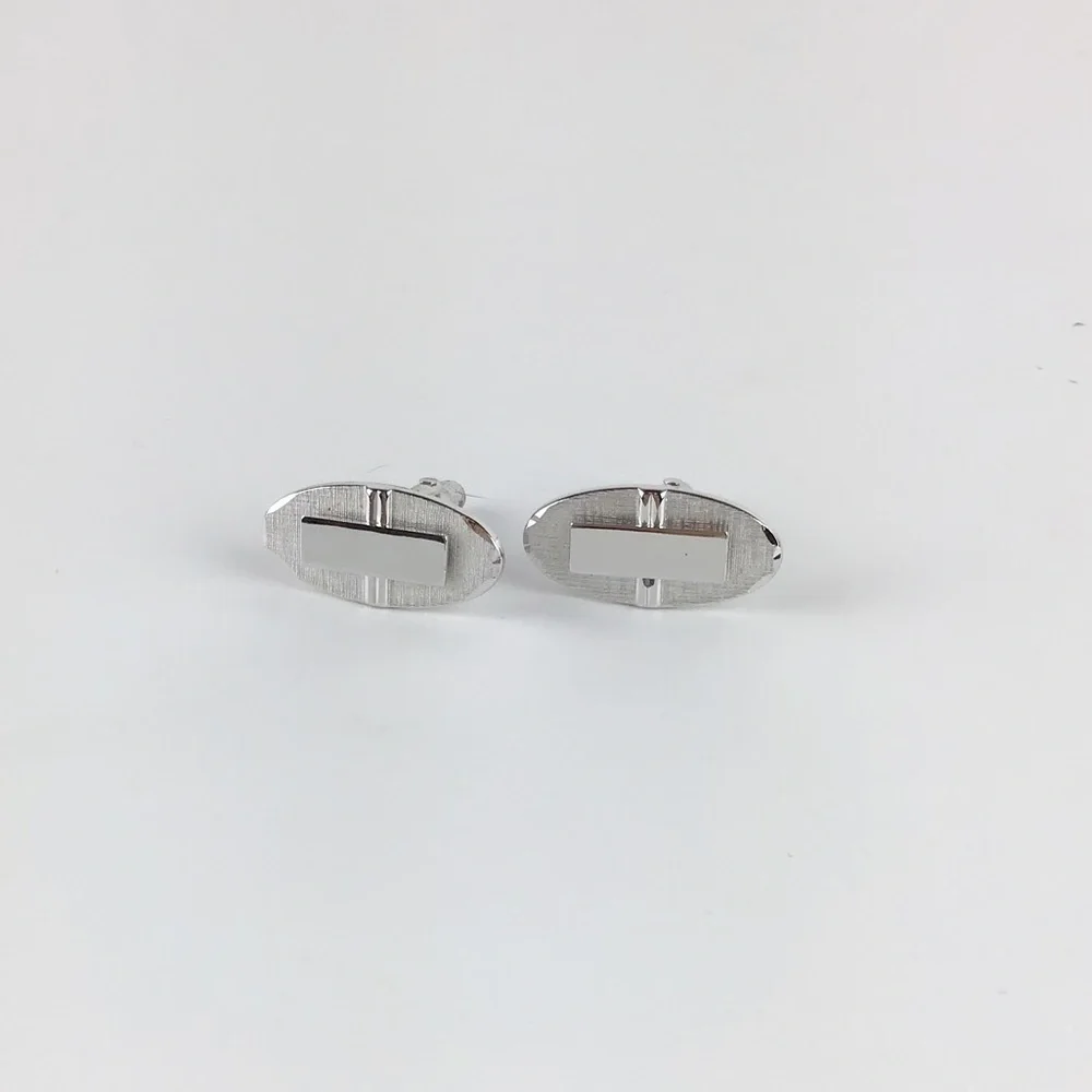 Vintage Swank Silver Cuff Links